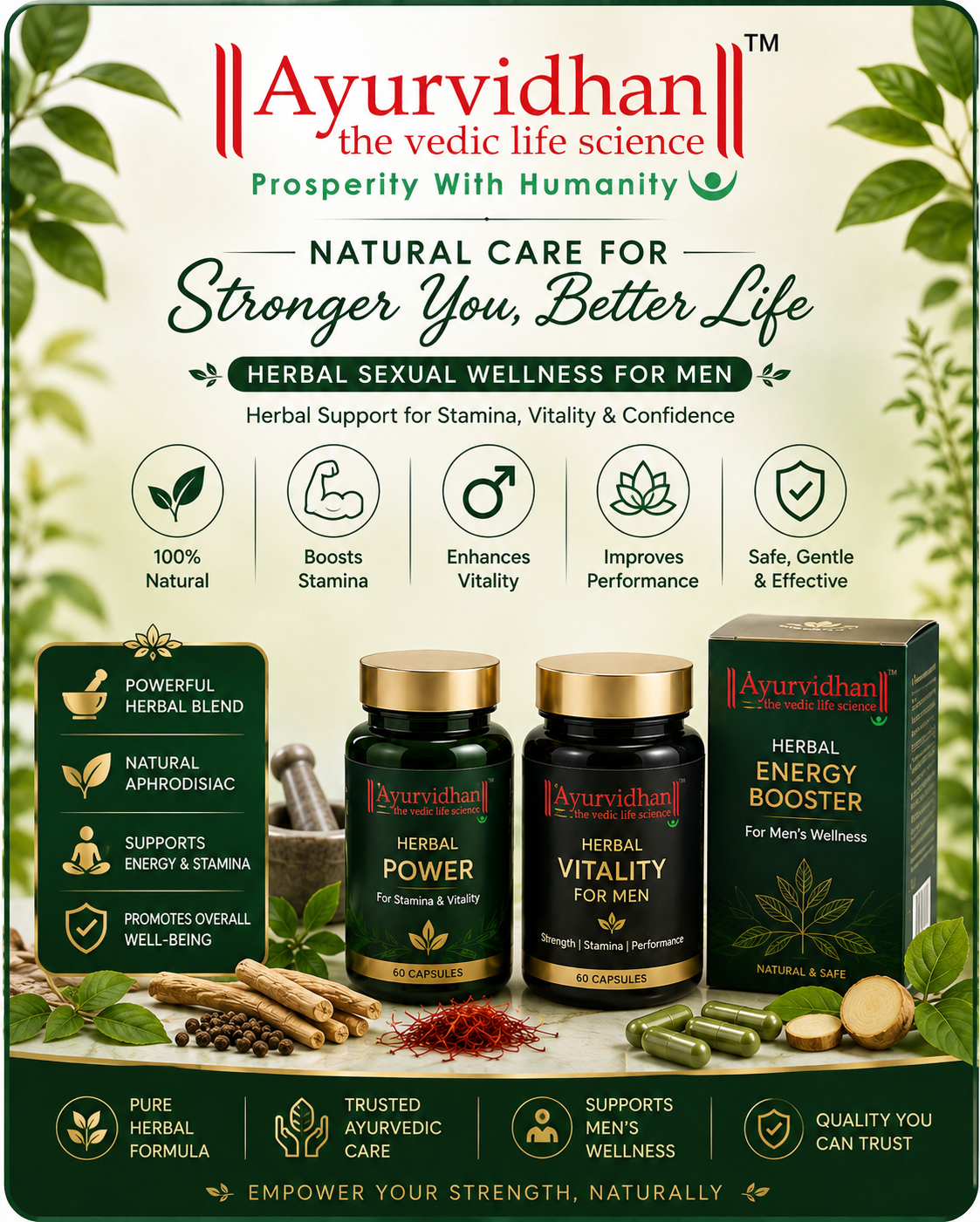 Ayurvidhan Herbal Sexual Wellness Collection