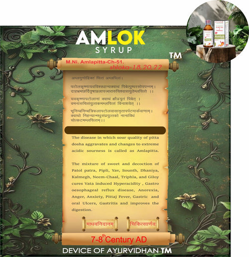 Ayurvidhan Amlok Syrup 100ml | Ayurvedic Digestive Wellness