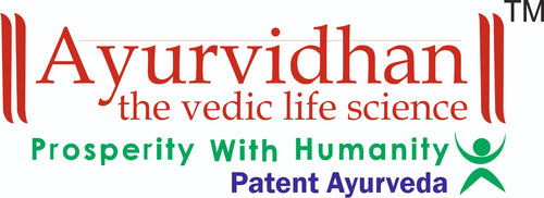 Ayurvidhan patented Ayurvedic healthcare brand logo