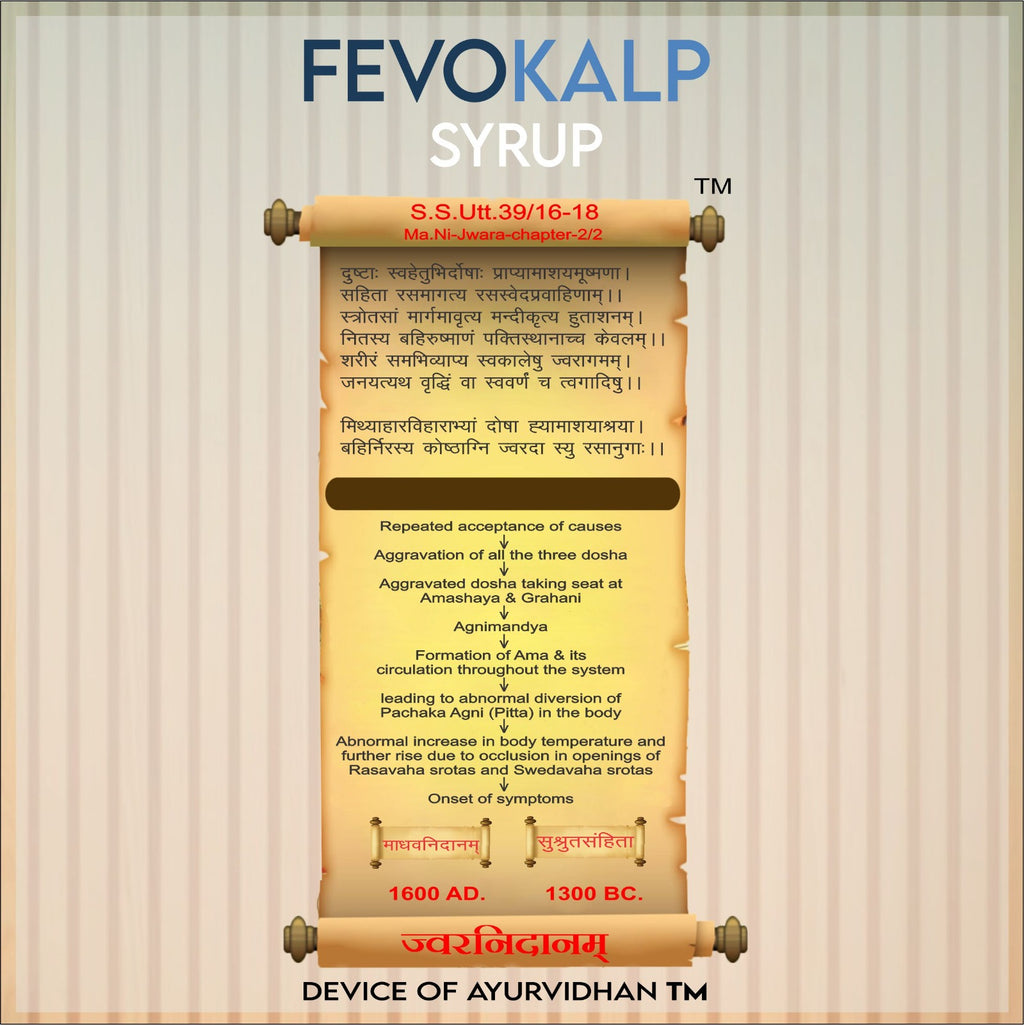 Fevokalp Syrup 200ml | Ayurvedic Herbal Wellness Formula