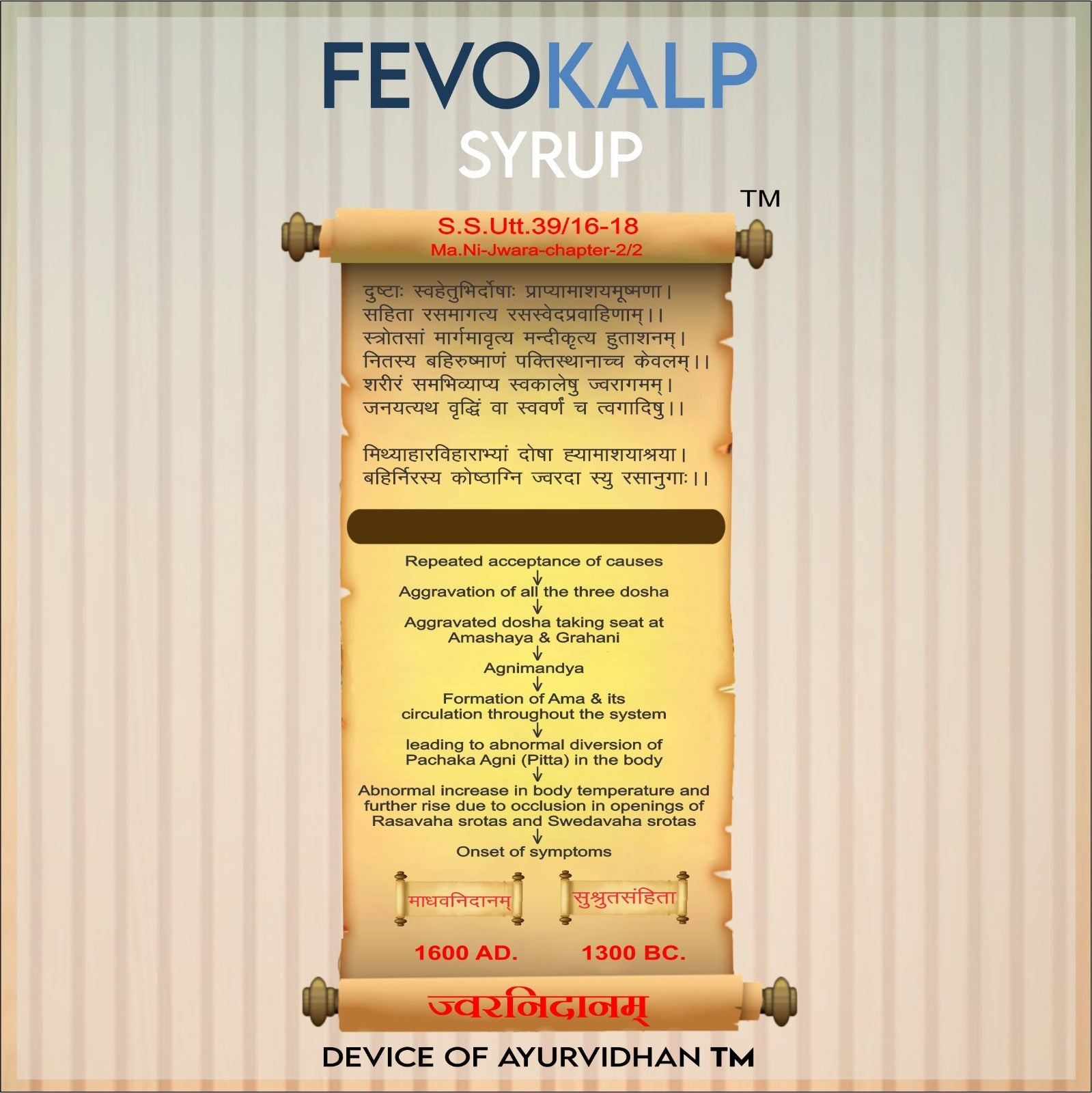 Fevokalp Syrup 200ml | Ayurvedic Herbal Wellness Formula