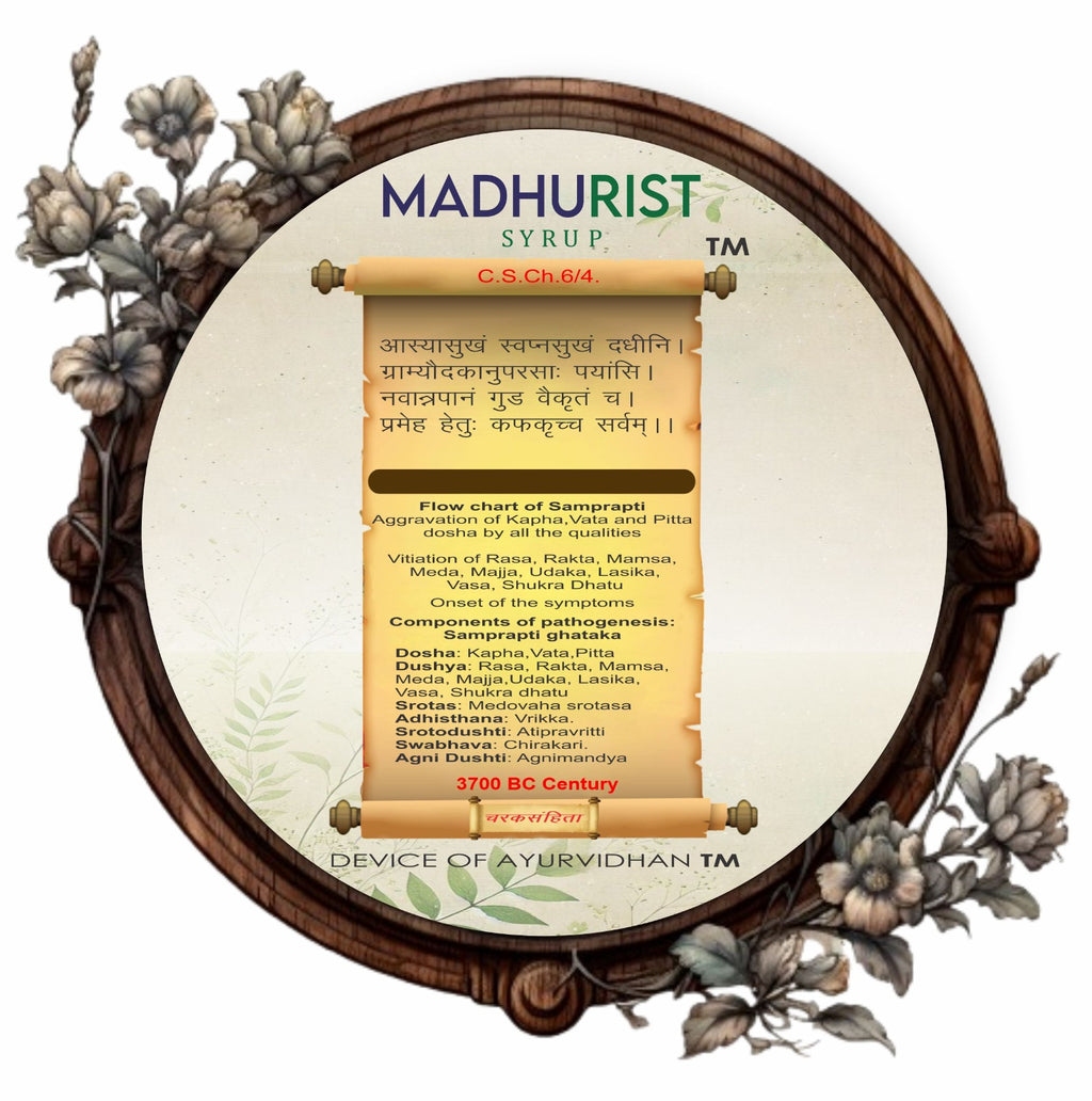 Madhurist Syrup 200ml | Ayurvedic Medicine for Madhumeha & Prameh