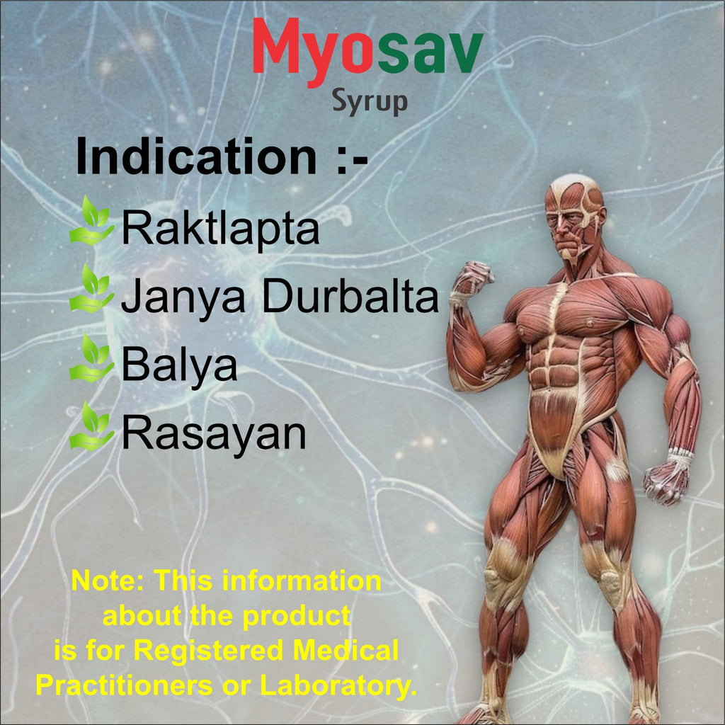 Myosav Syrup 200ml | Ayurvedic Tonic for Strength & Vitality