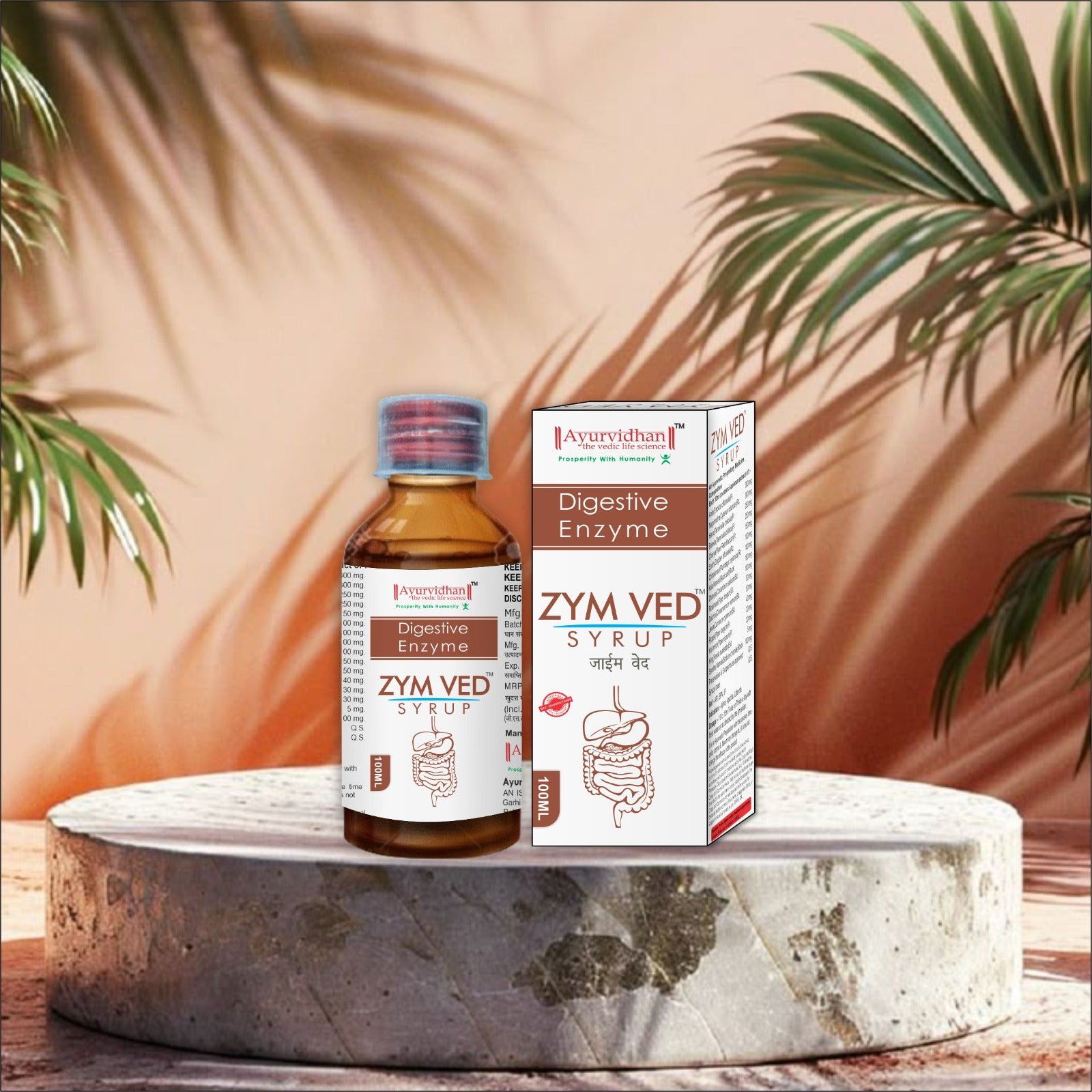 Zym Ved Syrup – Ayurvedic Digestive Enzyme Syrup for Healthy Digestion