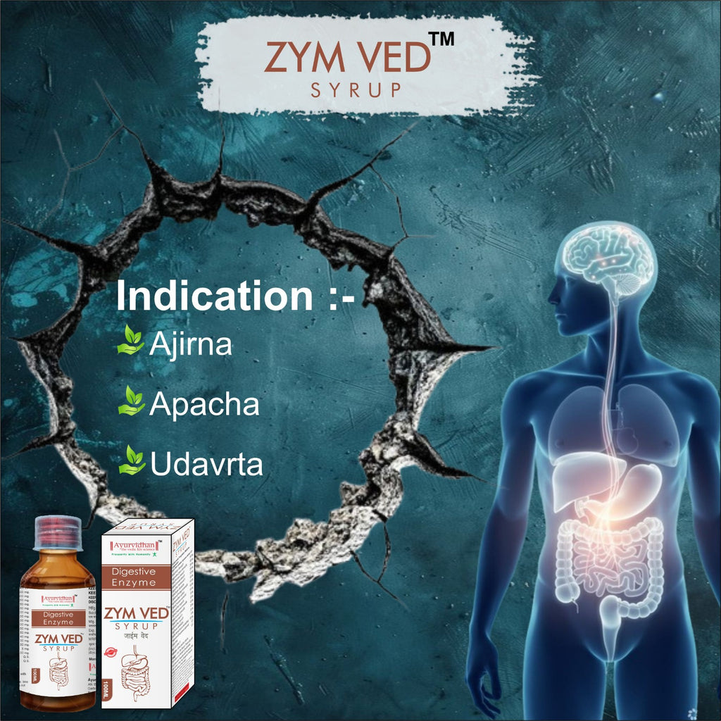 Zym Ved Syrup – Ayurvedic Digestive Enzyme Syrup for Healthy Digestion