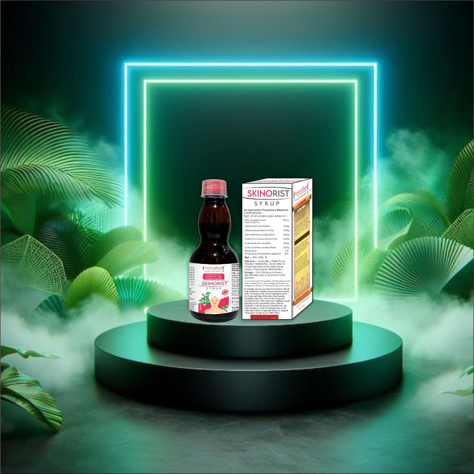 Skinorist Blood Purifier Syrup (200ml) | Ayurvedic Remedy for Acne & Clear Skin