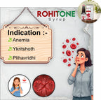 Rohitone Syrup 220ml | Ayurvedic Iron & Hemoglobin Tonic