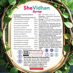Shevidhan Uterine Tonic Syrup (300ml) | Ayurvedic Blood Purifier & Pelvic Support