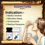 Ayurvidhan Sudhitone Capsules | Ayurvedic Brain & Memory Booster