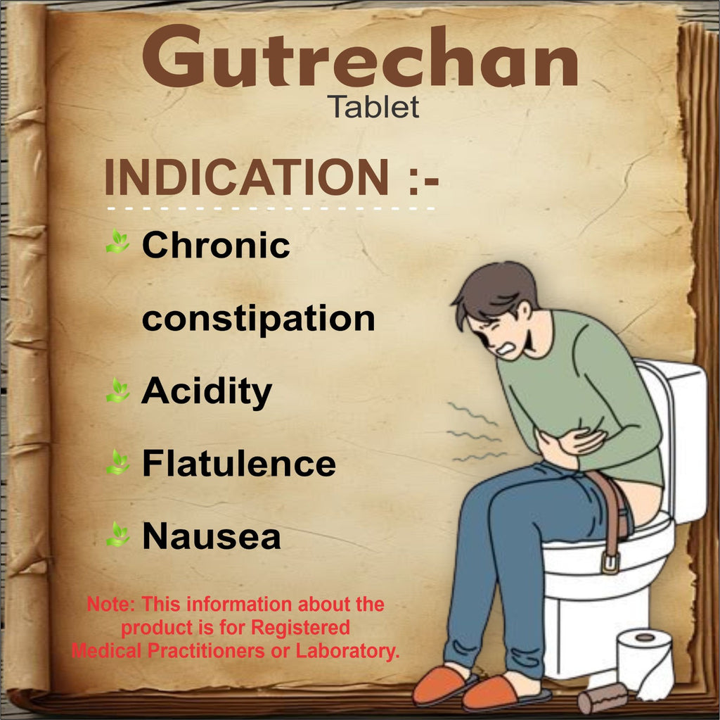 Gutrechan Tablet – Best Ayurvedic Medicine for Constipation & Digestive Health