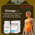 ZYM VED™ Ayurvedic Digestive Enzyme Tablet | Natural Digestive Support