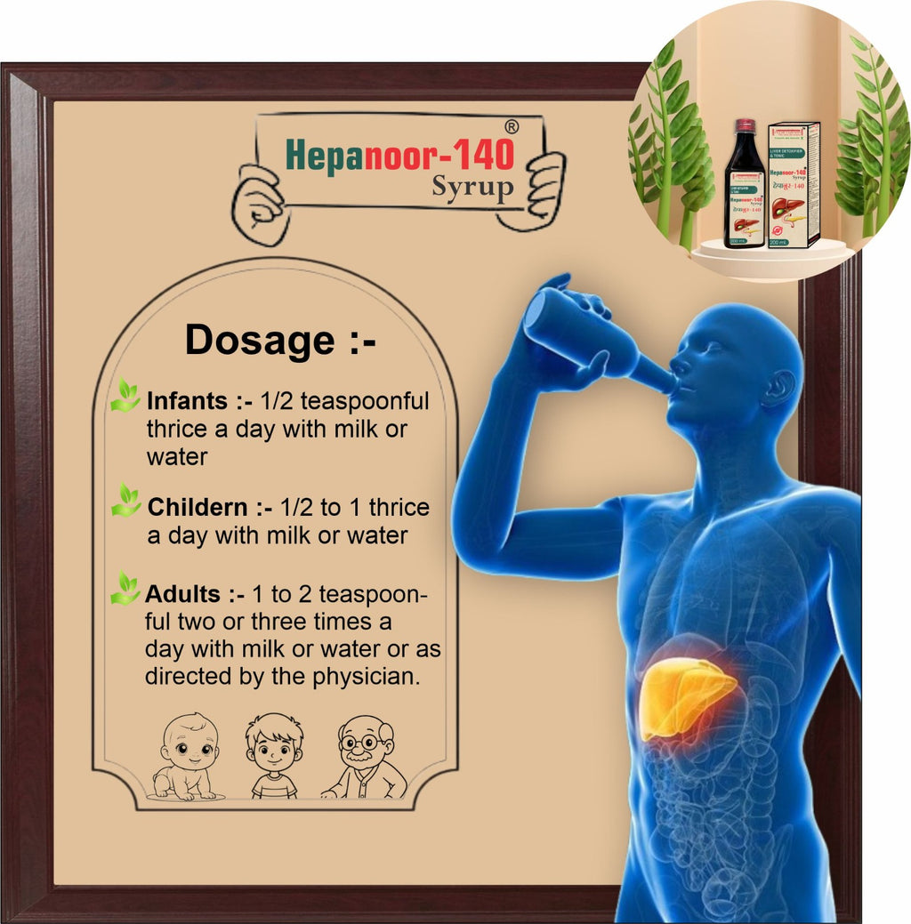 Hepanoor-140 Syrup – Ayurvedic Liver Care Syrup for Daily Liver Wellness