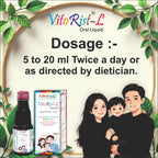 VitoRist-L Oral Liquid 100ml with L-Lysine & Vitamin B Complex