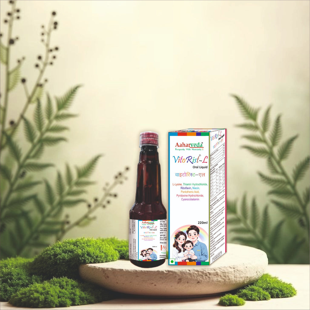 VitoRist-L Oral Liquid 220ml with L-Lysine & Vitamin B Complex