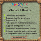 VitoRist-L Oral Liquid 220ml with L-Lysine & Vitamin B Complex