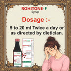 ROHITONE-F Syrup 200ml with Iron, Folic Acid, Zinc & Vitamin B Complex