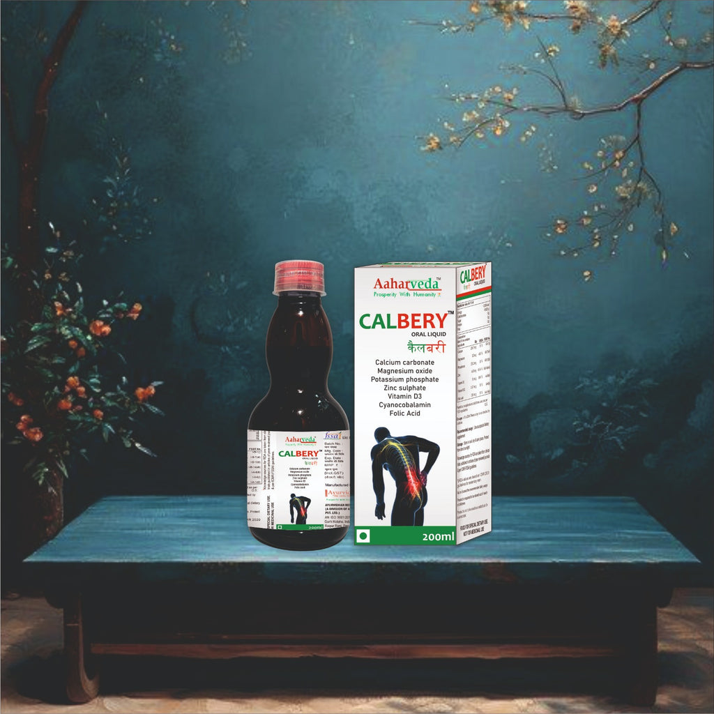 Calbery Oral Liquid – Calcium, Magnesium, Zinc & Vitamin Supplement
