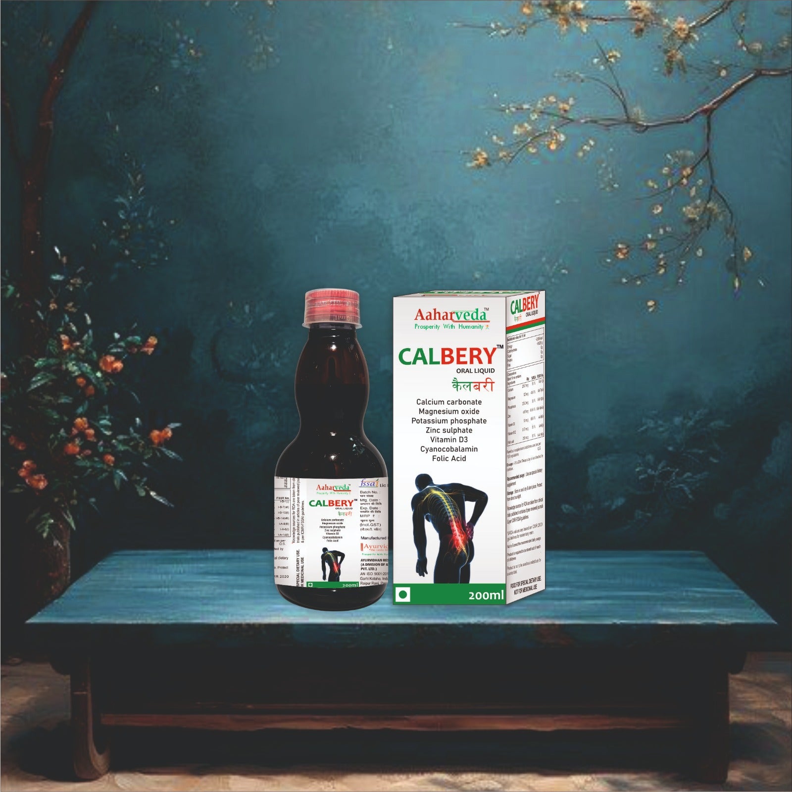 Calbery Oral Liquid – Calcium, Magnesium, Zinc & Vitamin Supplement