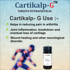 Cartikalp-G Tablets | Glucosamine 500mg, Salai Guggul & Sunthi Nutraceutical Supplement