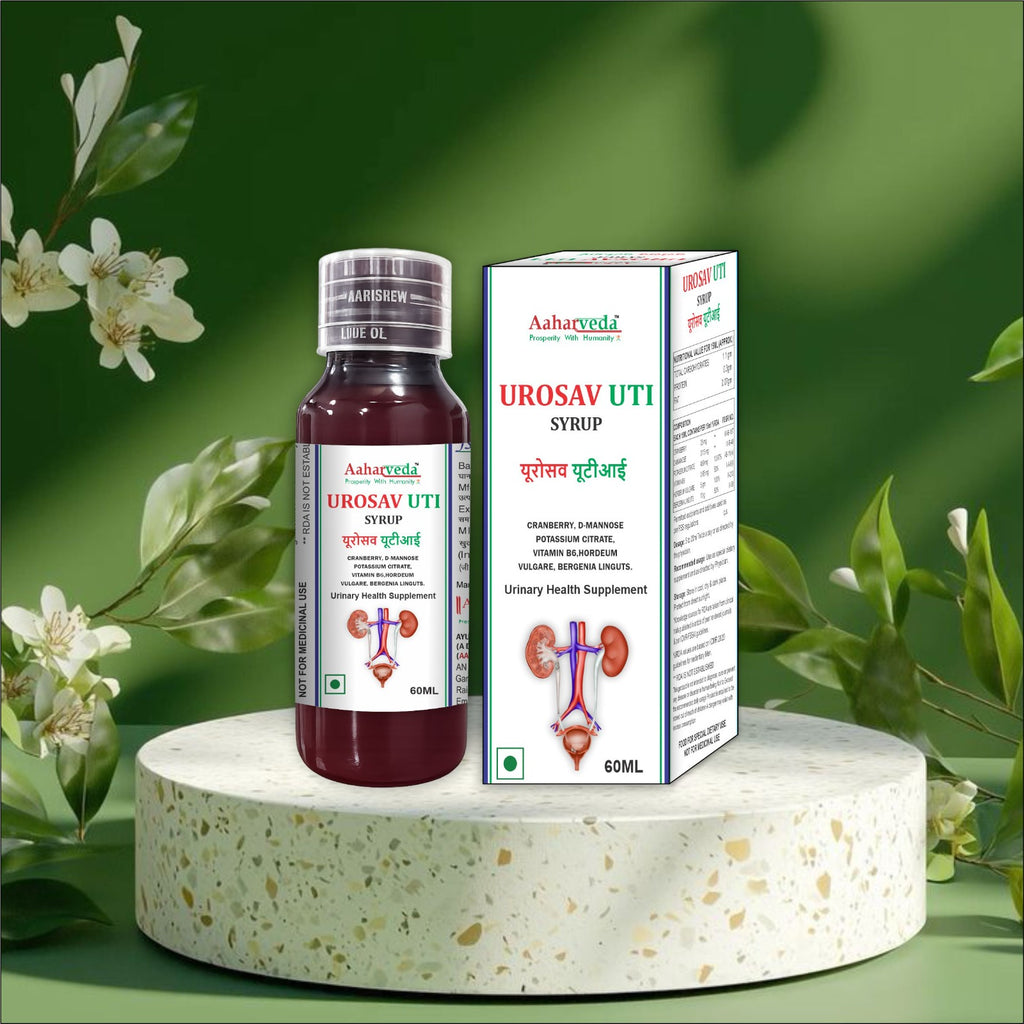 UROSAV UTI Syrup 60 ML – Urinary Health Dietary Supplement
