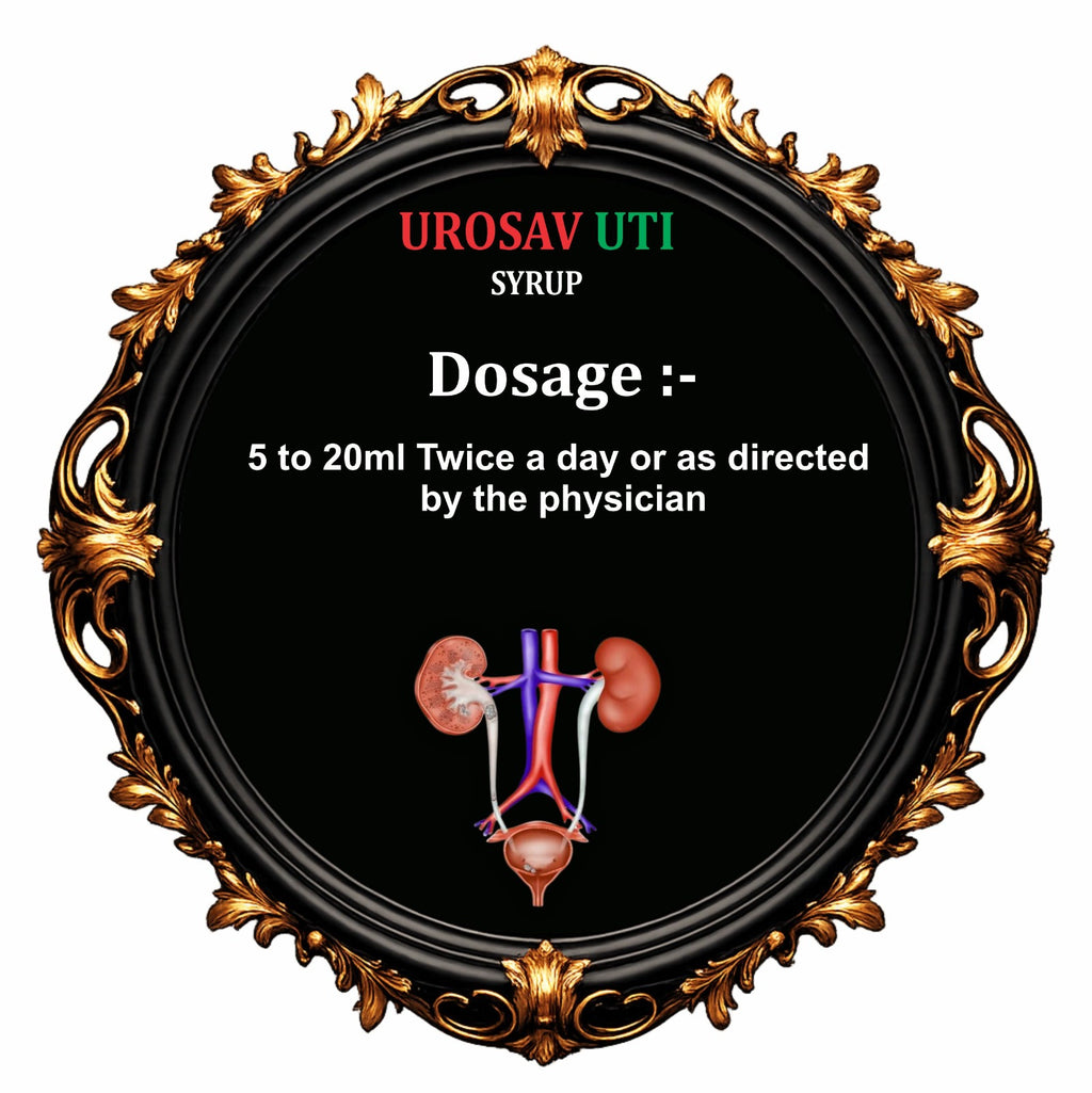 UROSAV UTI Syrup 60 ML – Urinary Health Dietary Supplement