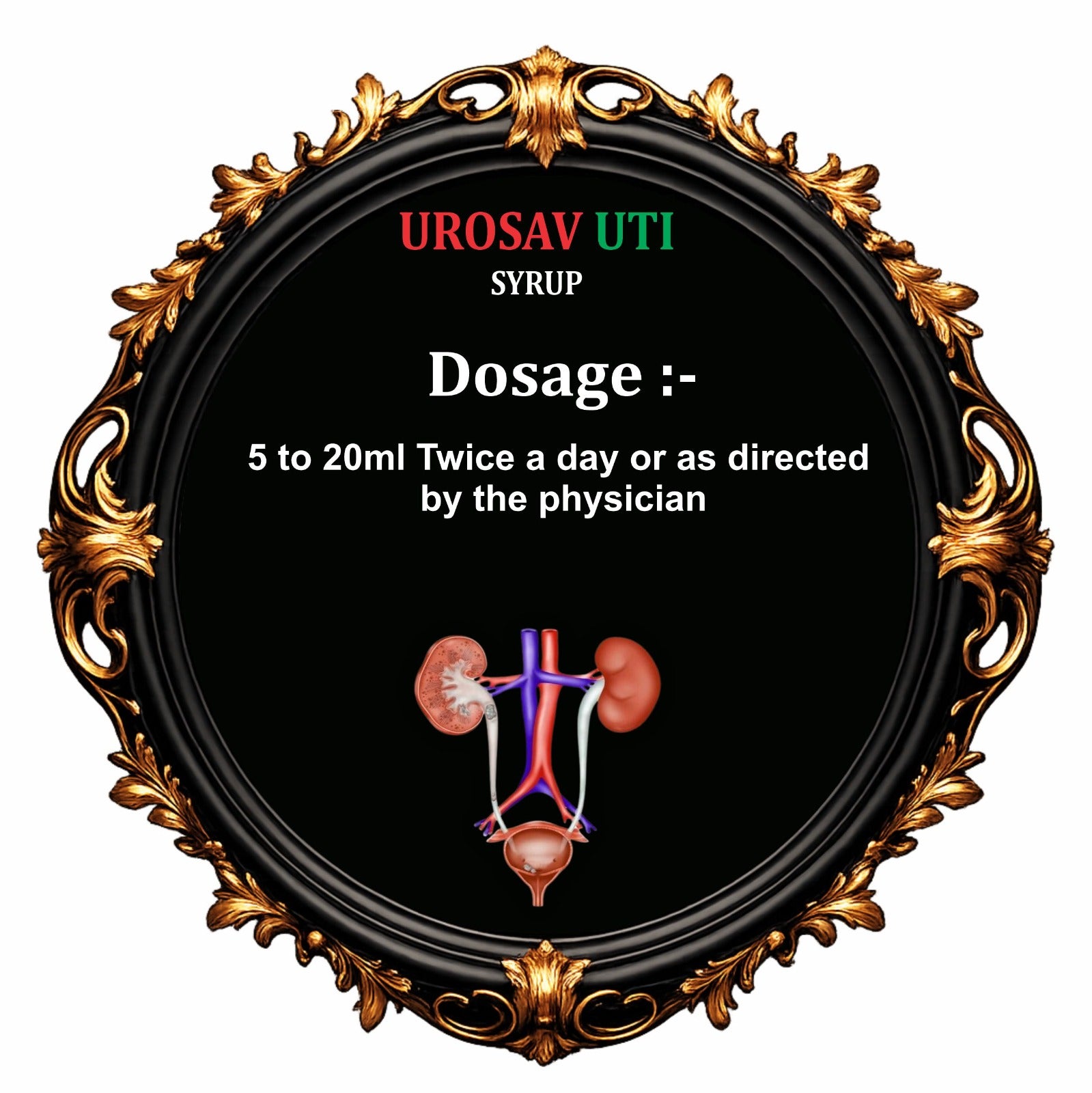 UROSAV UTI Syrup 60 ML – Urinary Health Dietary Supplement