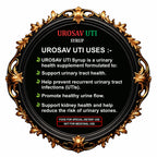 UROSAV UTI Syrup 60 ML – Urinary Health Dietary Supplement