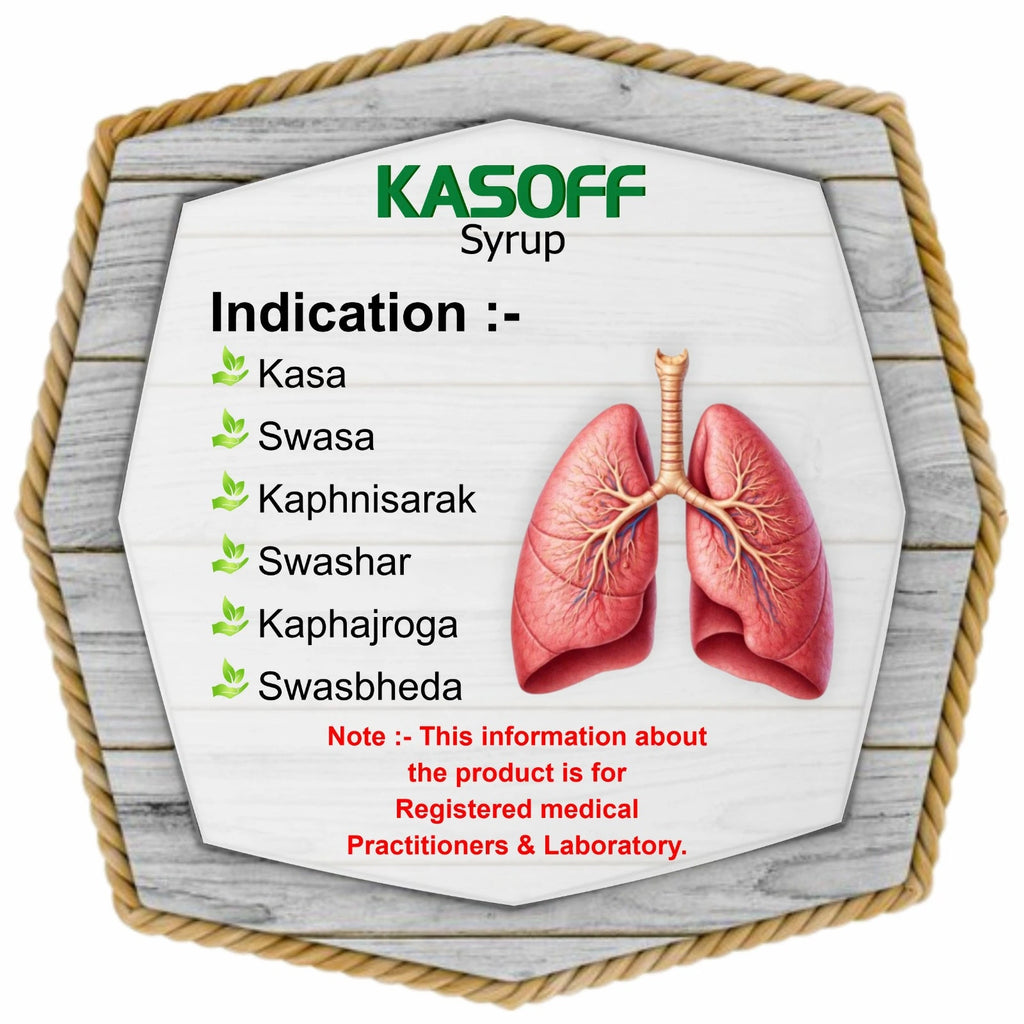 Ayurvidhan Kasoff Syrup 100ml | Herbal Respiratory Care Formula