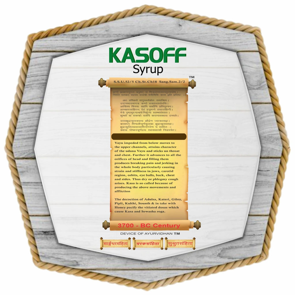 Ayurvidhan Kasoff Syrup 100ml | Herbal Respiratory Care Formula