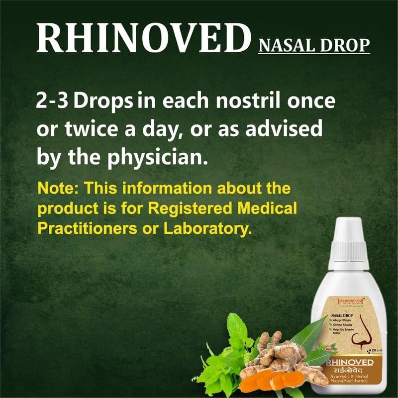 RHINOVED NASAL DROPS - 20ML