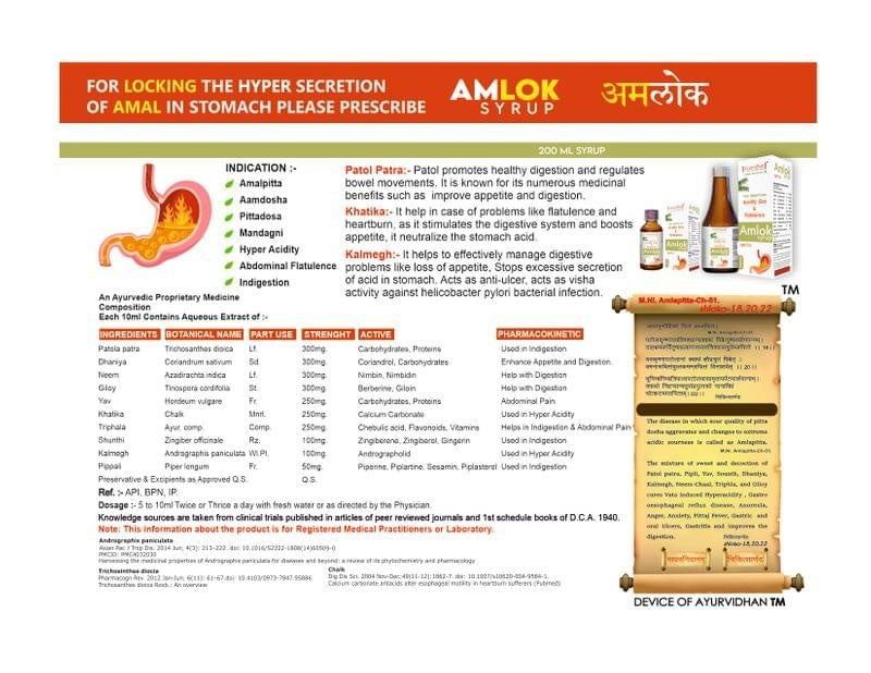 Amlok Syrup 200ml